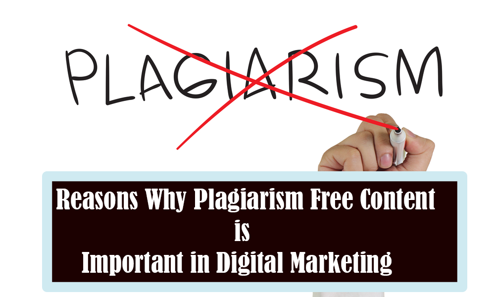 plagiarism free content
