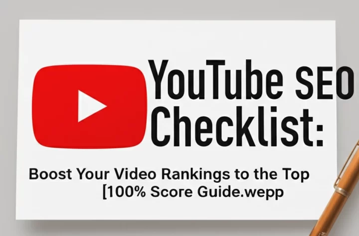 youtube seo checklist