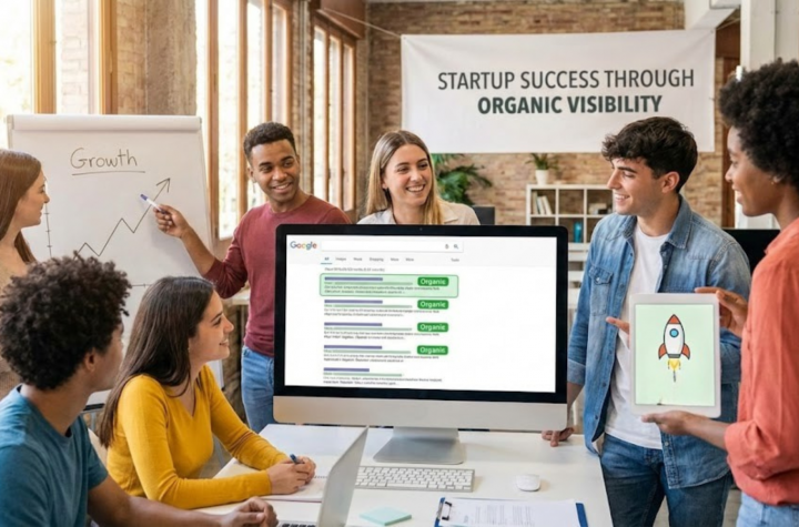 organic visibility for startups