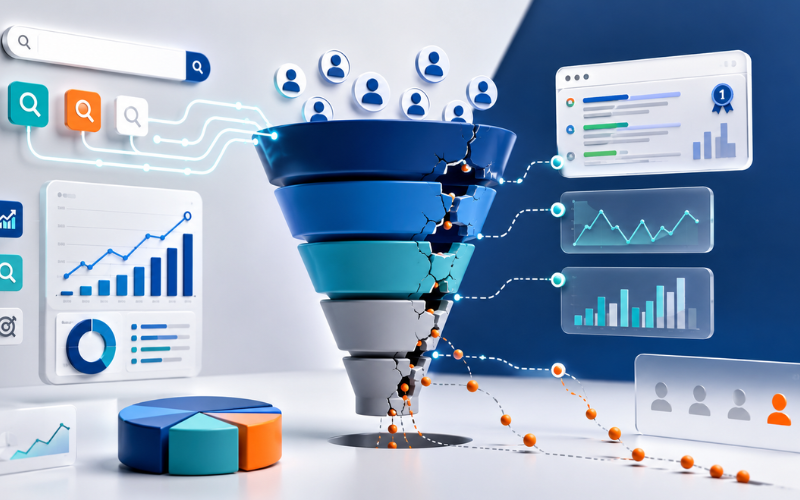 seo funnel conversion gaps