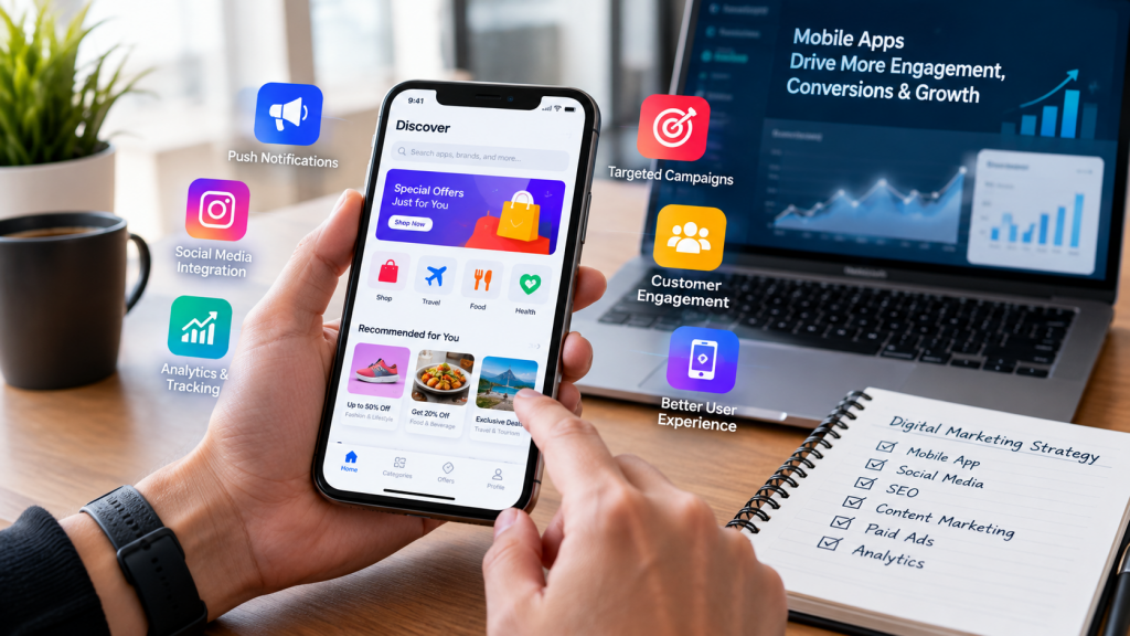 mobile apps in digital marketing